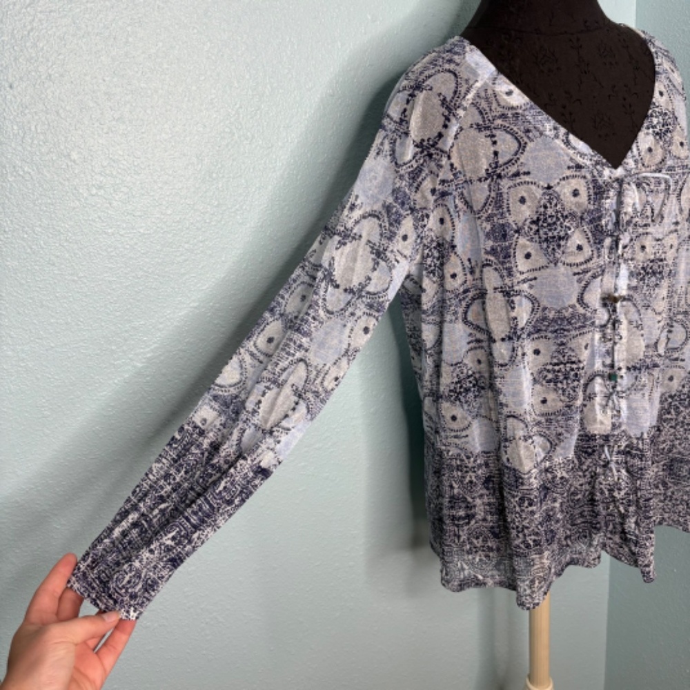 Inc Internation Concepts Plus Size 1x Sheer Blouse - image 6